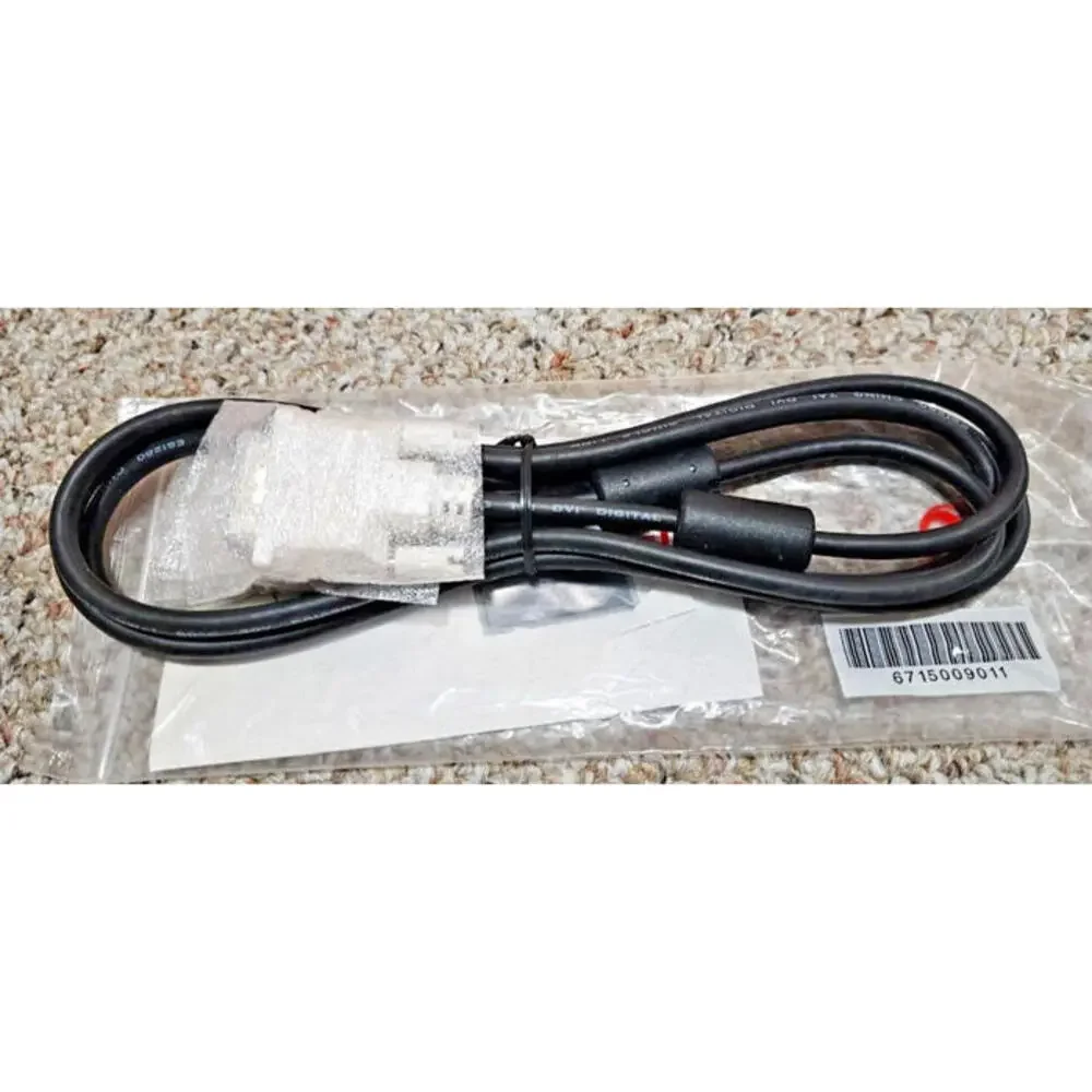 Dell 6ft 18pin 6ft DVI-M to DVI-M Black Cable Dual Ferrite 6715009011